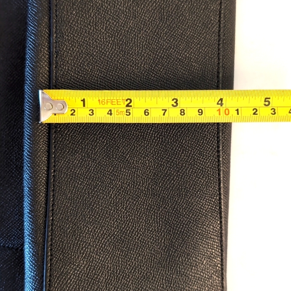 Coach Black Leather Tote with Gold Accents - Picture 16 of 16